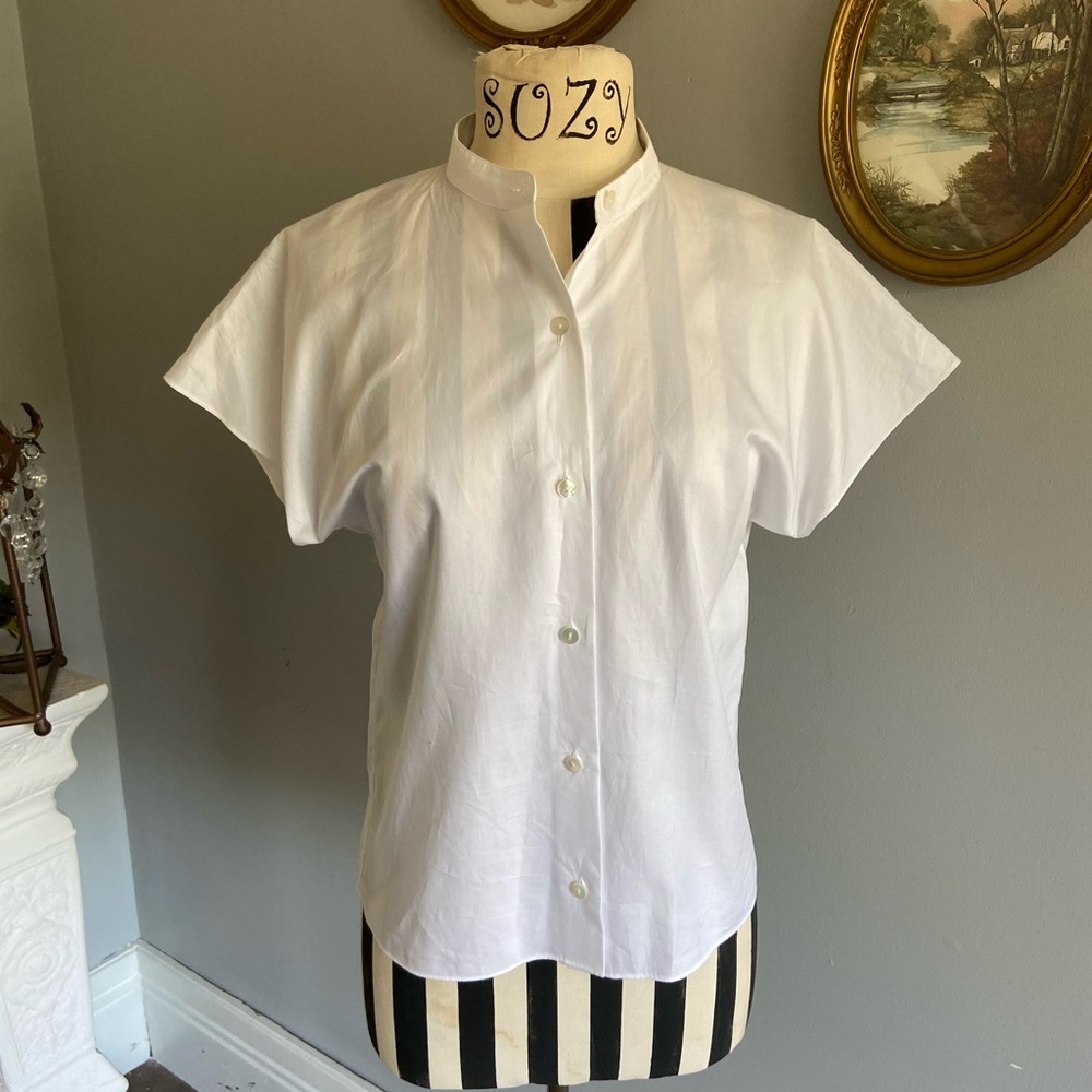 Theory short sleeved button down shirt